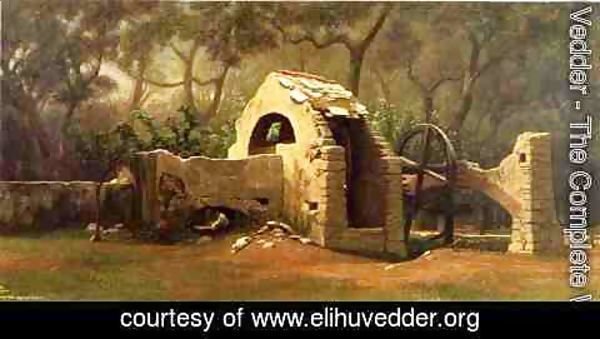 Elihu Vedder - The Old Well, Bordighera