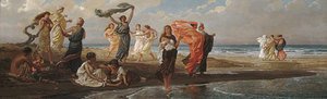 Elihu Vedder - Greek Girls Bathing