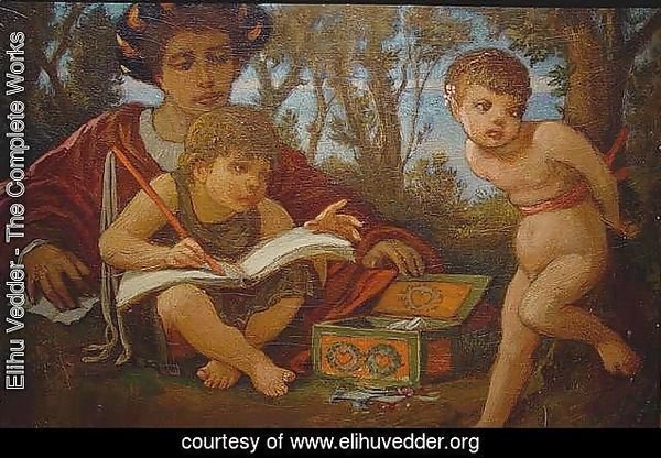 The Artist's Lesson or Captive Cupid