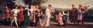 Elihu Vedder - Wedding Procession 1872-1875