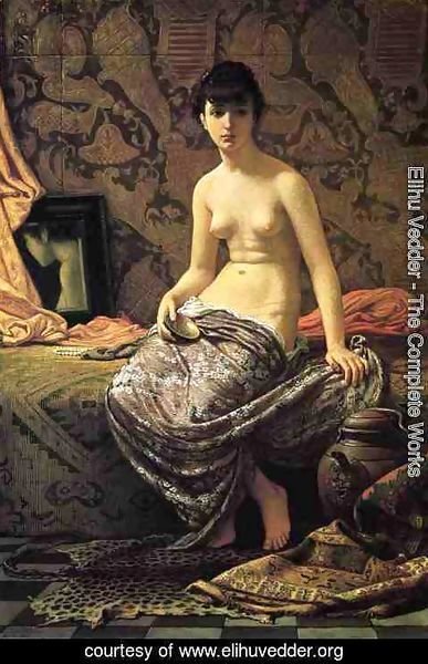 Elihu Vedder - Roman Model Posing