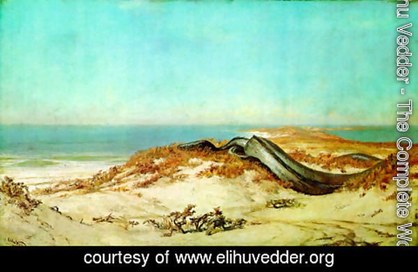 Elihu Vedder - Lair of the Sea Serpent