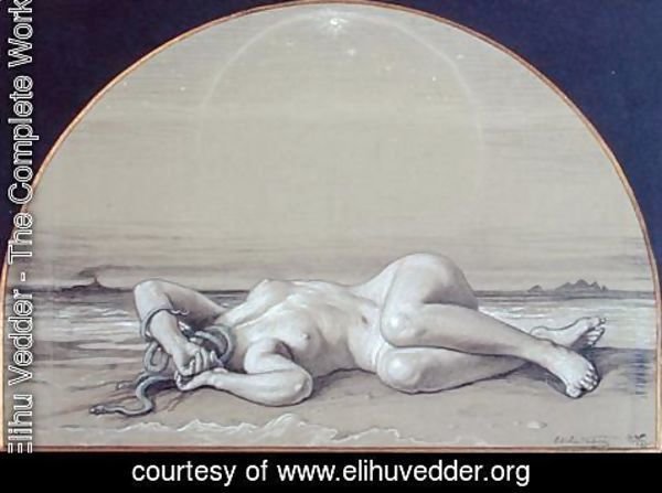 Elihu Vedder - The Dead Medusa