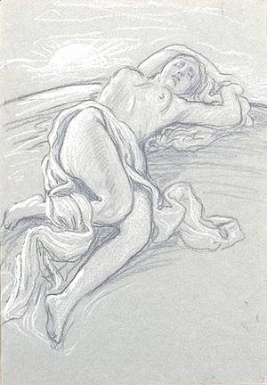 Elihu Vedder - Sunrise and Sleep