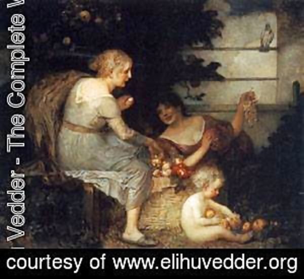 Elihu Vedder - An Allegory of Plenty