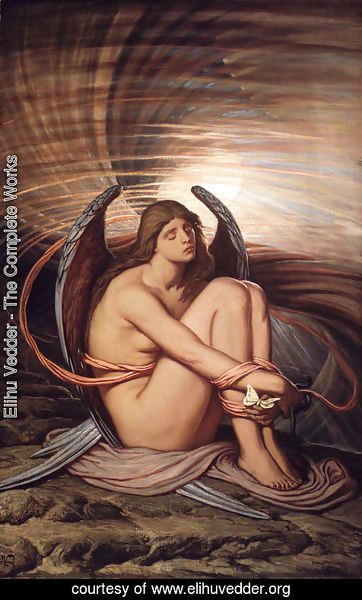 Elihu Vedder - Soul in Bondage 1891-1892